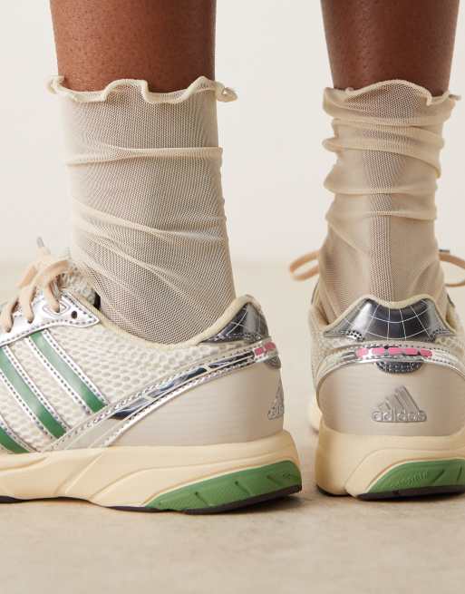 adidas - Adios OG - Sneakers in wit en groen, 3 van 5