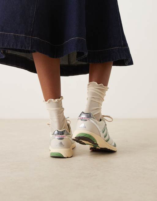 adidas - Adios OG - Sneakers in wit en groen, 4 van 5