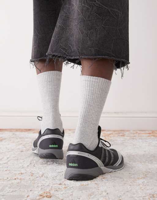 adidas Adios OG trainers in black and white, 5 of 5
