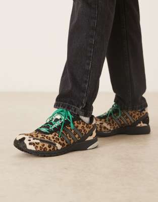 adidas Adios OG trainers in leopard pony hair