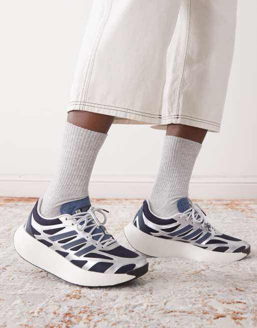 adidas – Adizero Aruku – Biało-czarne buty sportowe