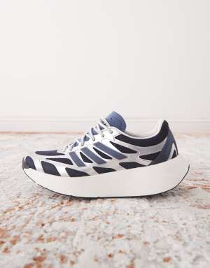 adidas Adizero Aruku trainers in silver and navy