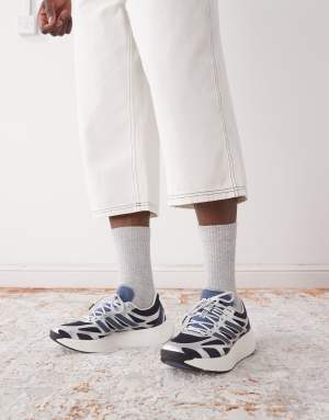adidas Adizero Aruku trainers in silver and navy