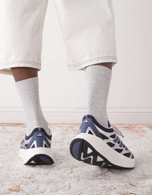 adidas Adizero Aruku trainers in silver and navy