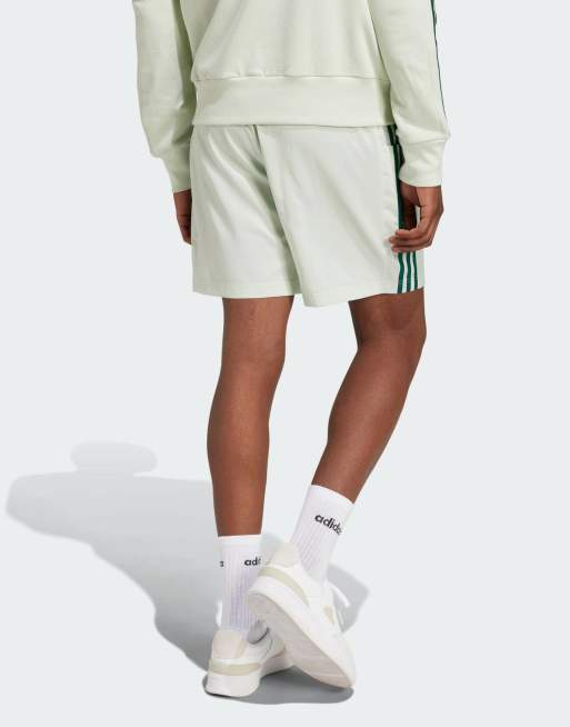 adidas – Aeroready Essentials Chelsea – Shorts in Leinengrau mit 3 Streifen, 3 von 5