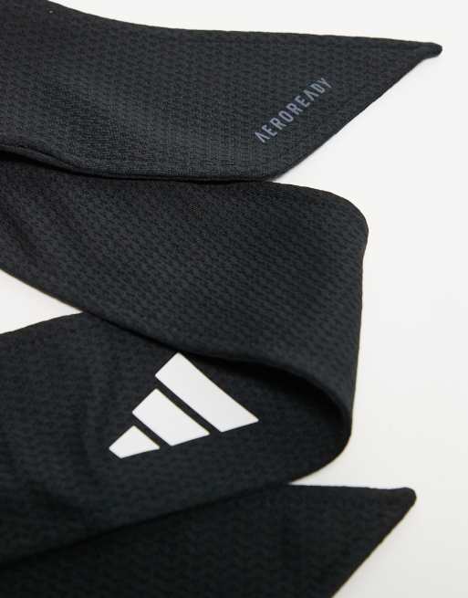 adidas - Aeroready Tennis - Sort hårbånd med bindelukning, 3 af 4