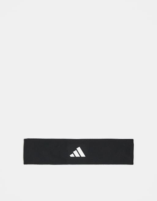 adidas – Aeroready Tennis – Svart knytbart pannband