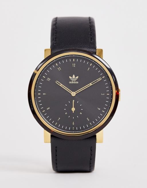 Adidas district leather store strap watch