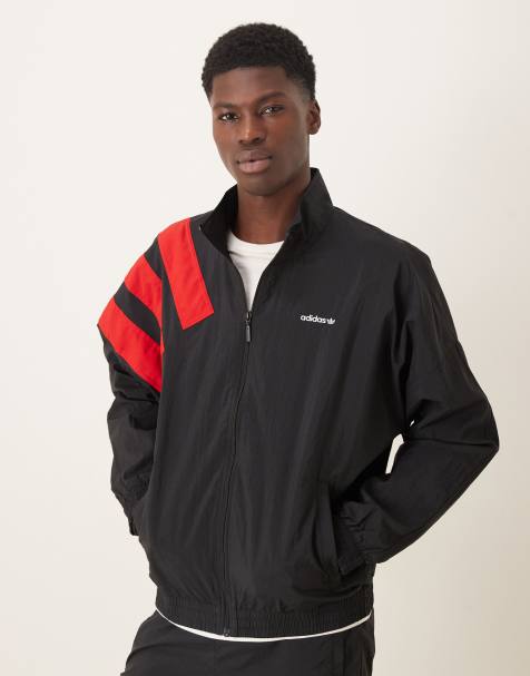 adidas ARCH track top in black - view 1