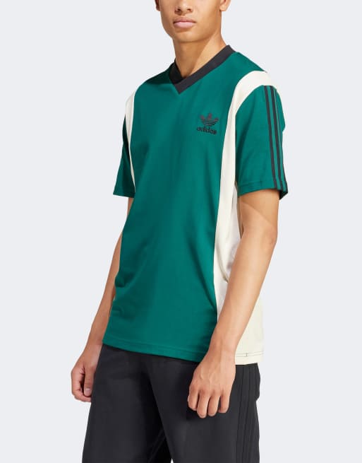 Adidas originals on sale 3-stripes panel t-shirt