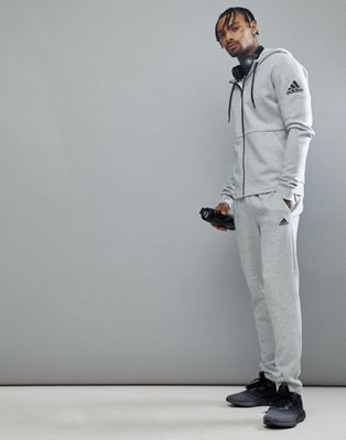 zip hoodie in gray cg2088 | ASOS