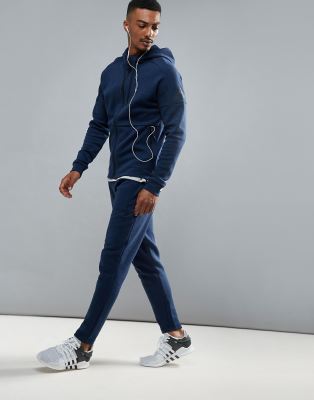 adidas navy zip hoodie