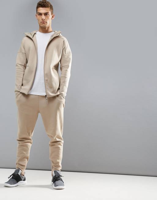 Adidas Athletics - ZNE 2 - Hoodie in beige bq0091 | ASOS