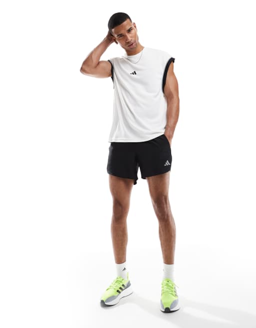 adidas Basketball all-world sleeveless tank top in white | ASOS