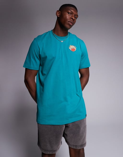 adidas Basketball – Blågrön t-shirt med tryck baktill, 3 av 4