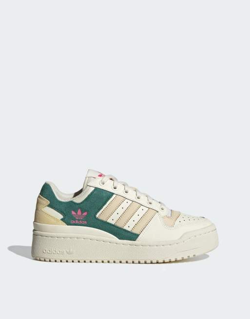 adidas Basketball forum trainers in cream | ASOS