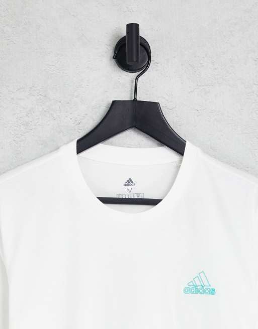 adidas - Basketball Globe - T-shirt imprimé au dos - Bleu marine, 2 de 4