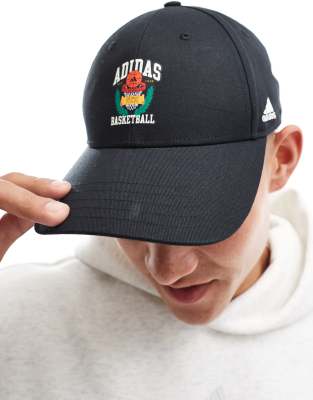 adidas Basketball Hoops cap in black