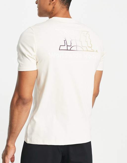 adidas Basketball – Hoops Story – T-Shirt in gebrochenem Weiß, 2 von 4