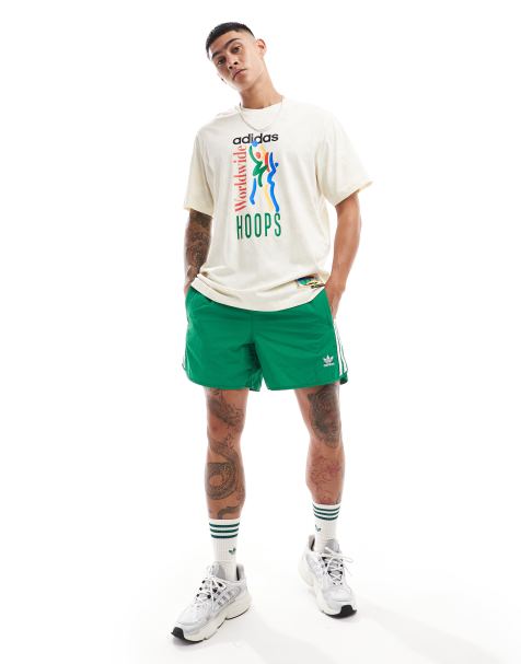 adidas Basketball - Hvid T-shirt med grafik - view 1