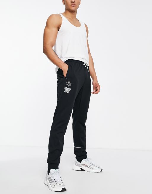 adidas Basketball × James Harden – Czarne joggersy