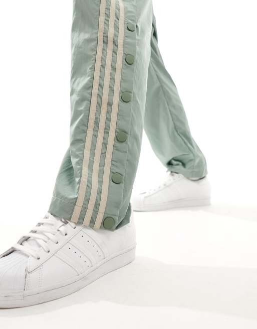 Buy ADIDAS ORIGINALS BASKETBALL WARM-UP PANTS 'SILVER GREEN