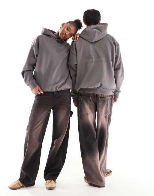 adidas – Basketball – Kapuzenpullover in Braun