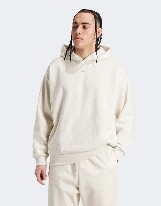 adidas Basketball – Kapuzenpullover in Weiß
