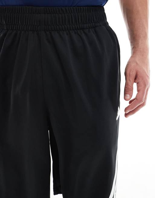 adidas - Basketball Legends - Short met 3-stripes logo in zwart, 4 van 5