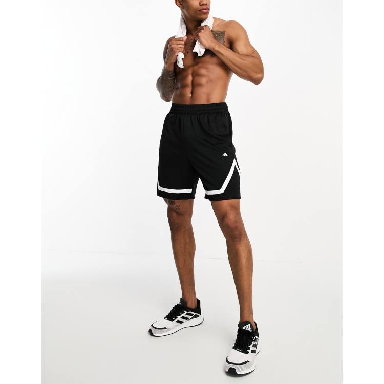 adidas Men's Pro Block Basketball Shorts (Black) $13.20 + Free Shipping