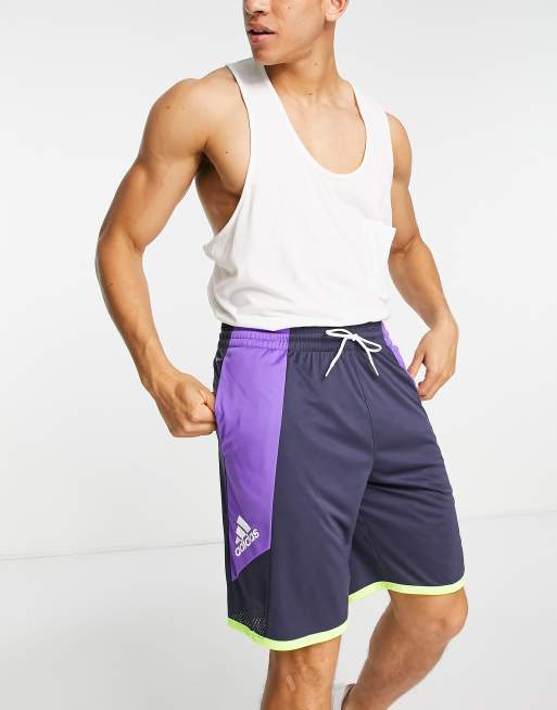 adidas Basketball – Pro Madness – Fioletowe szorty, 2 z 4