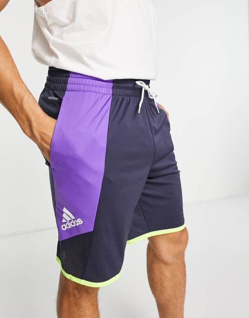 adidas Basketball Pro Madness Shorts in Lila ASOS