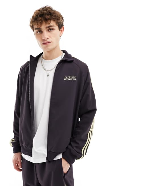 adidas Basketball – Select – Fioletowa kurtka