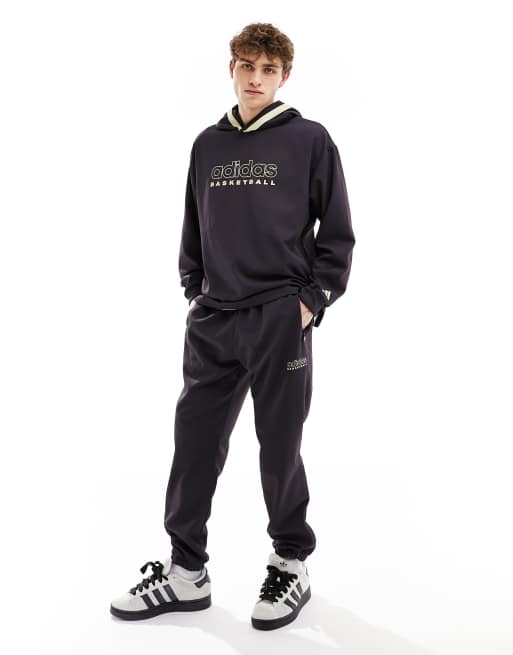 adidas Basketball select hoodie in purple ASOS