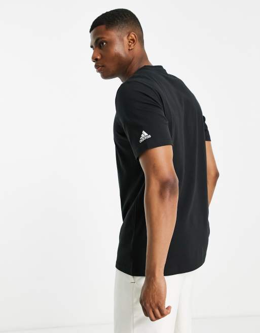 adidas Basketball Trae Young Illusion t-shirt in black, 2 of 4