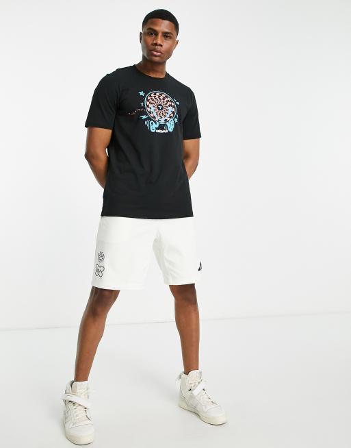 Adidas - Basketball - Trae Young Illusion - T-shirt in zwart, 4 van 4