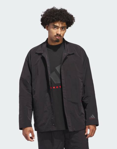 adidas Basketball – Unisex-Trainerjacke in Schwarz - view 1