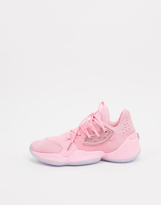 Pink adidas best sale basketball shoes