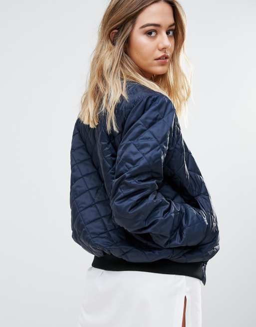 Adidas padded store bomber jacket