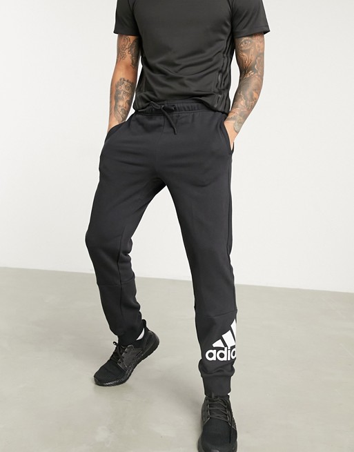 adidas BOS joggers with low logo in black