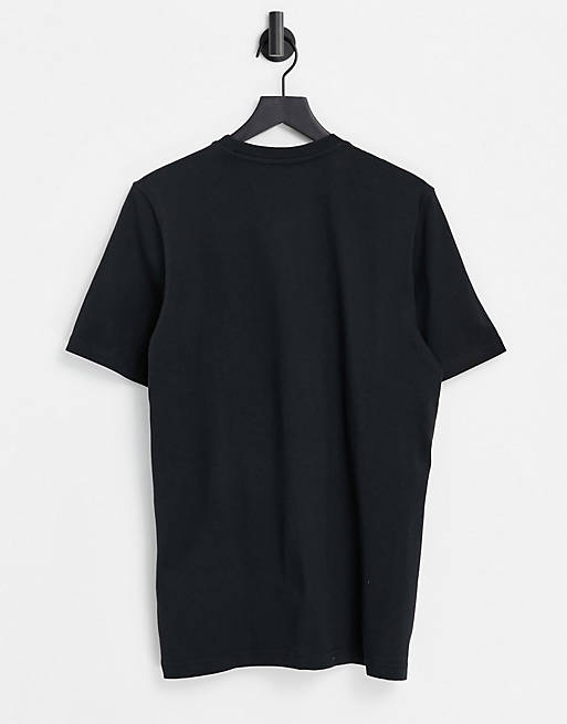  adidas camo box logo t-shirt in black 