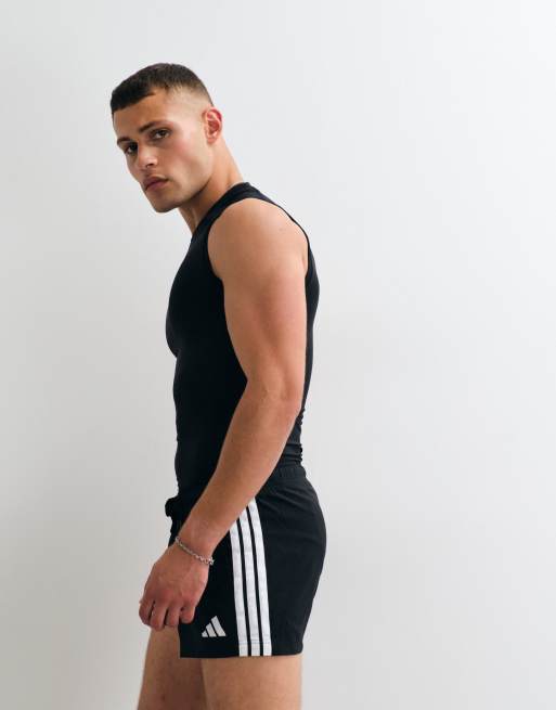 adidas canotta aderente Training TechFit nera, 2 di 5