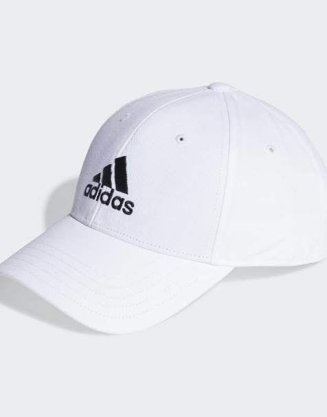 adidas - Cappellino in twill di cotone bianco / nero - view 1