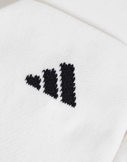 adidas chaussettes de running mi-hautes blanches et noires, 3 de 3