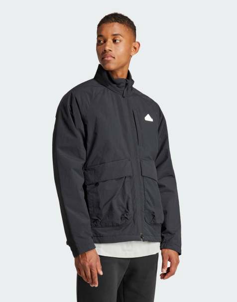 adidas Essentials Insulated Hooded Hybrid Jacket - Grey | adidas India