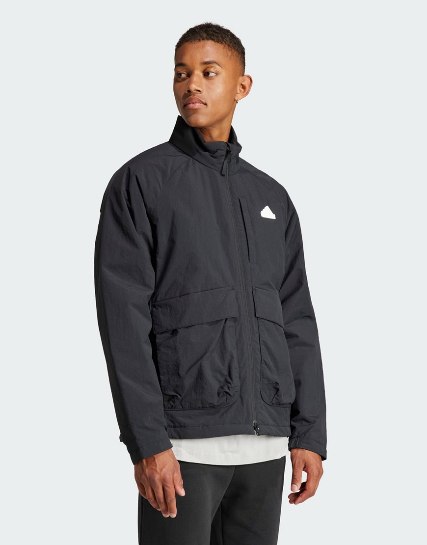 adidas City Escape Insulated jacket in black