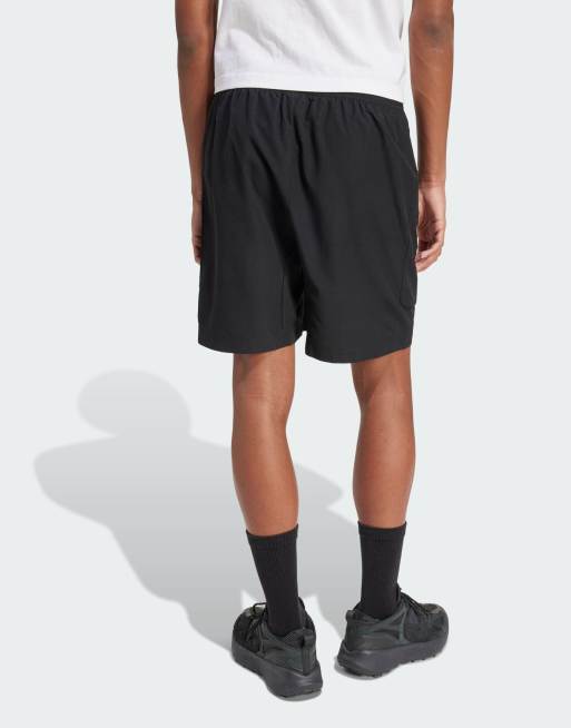 adidas City escape woven shorts in black | ASOS