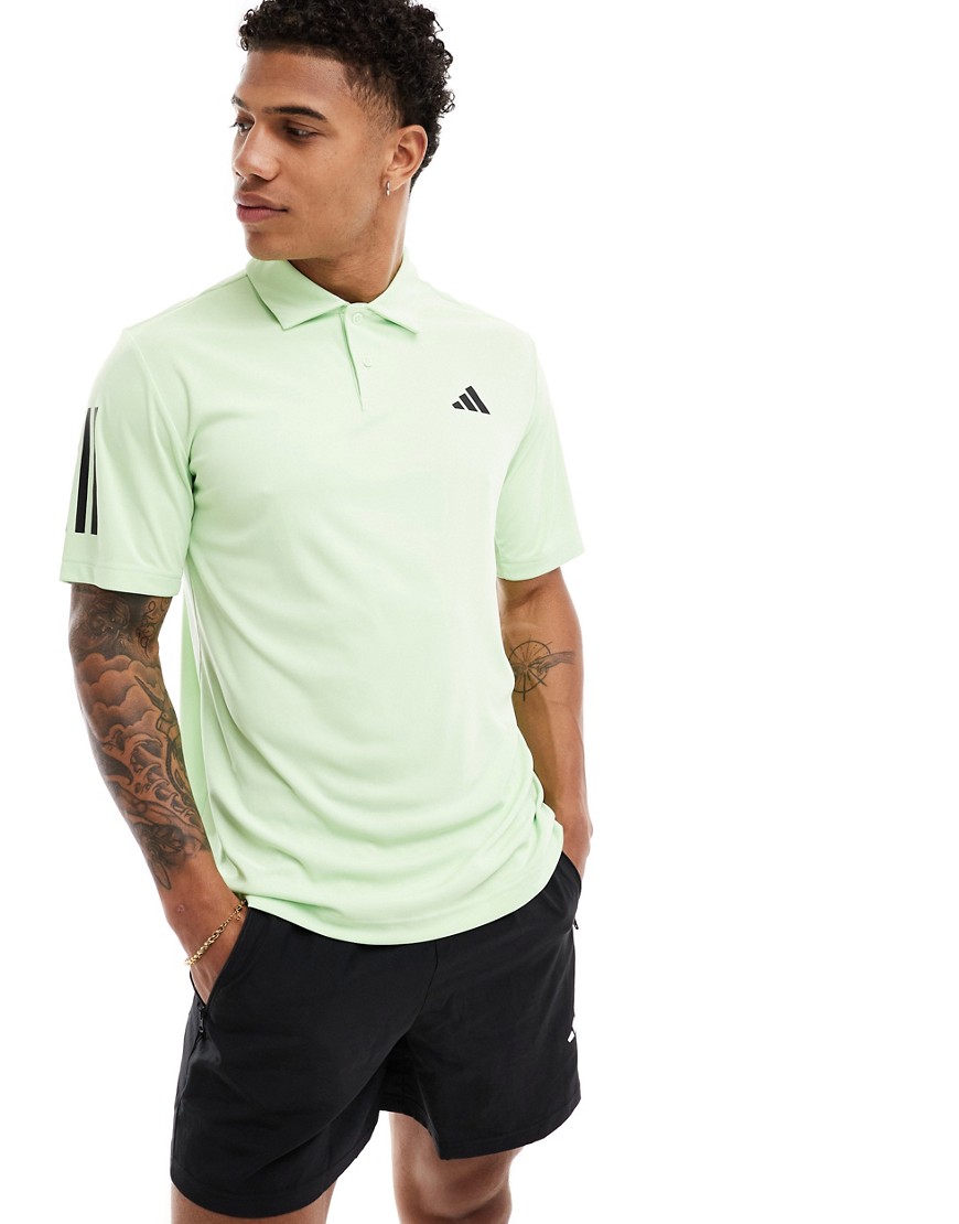 adidas Club 3-Stripes Tennis Polo Shirt in green