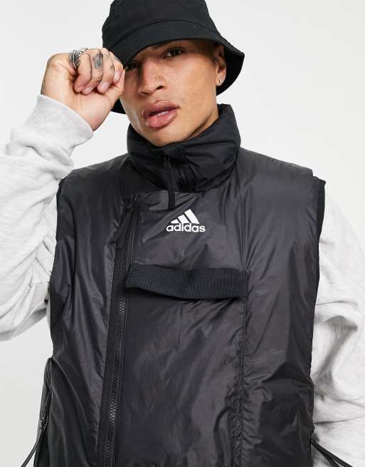 adidas COLD RDY down vest in black | ASOS