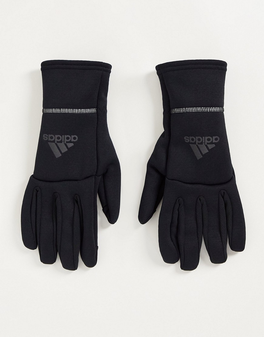 adidas Cold Rdy gloves in black